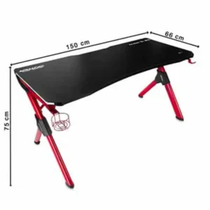 Bureau Gamer ArmadaX Archer B1 RGB 150cm Rouge 2