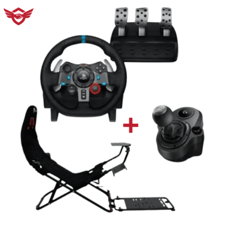 Logitech G29 + PlaySeat GY018B + Driving Force Shifter 1