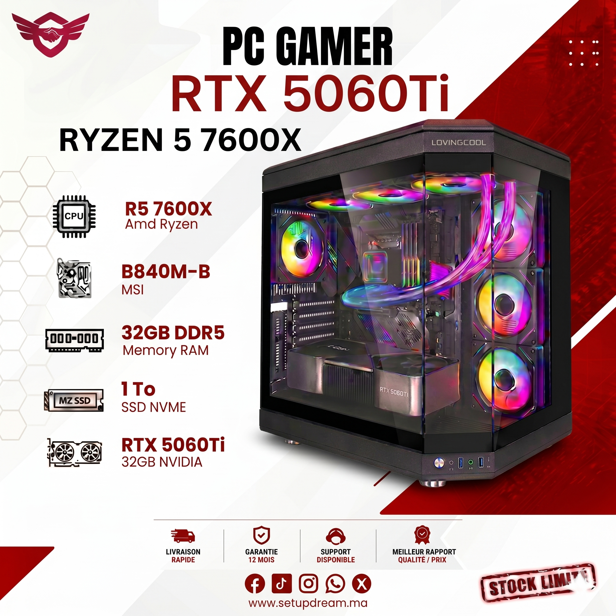 5060TI - 32GB -1To